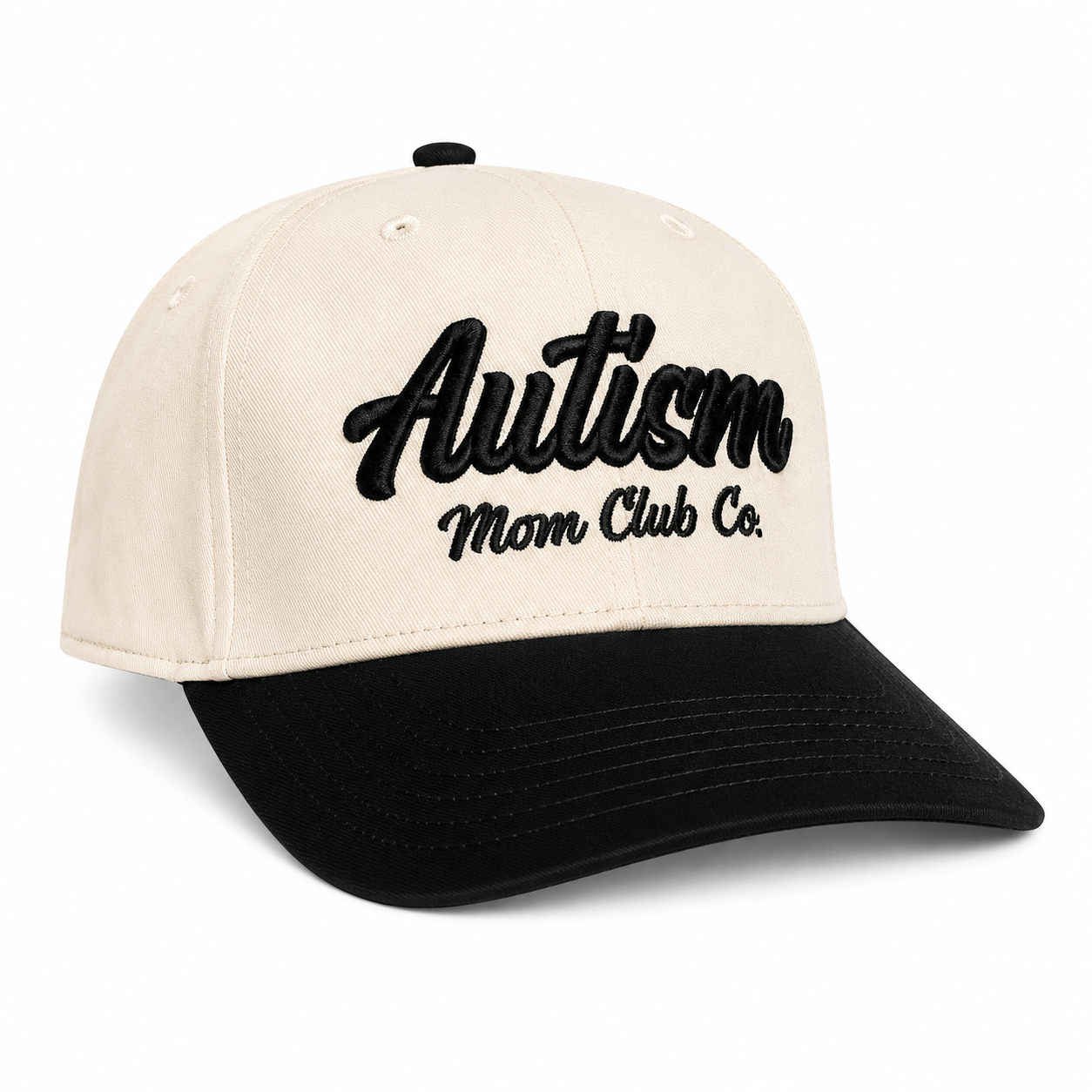 Autism Mom Club Co. Hat Blk/Ntrl