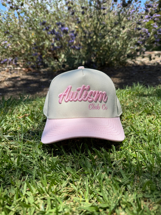 Autism Club Co. Light Pink/Natural Adjustable Hat
