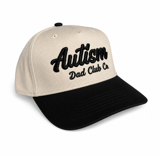 Autism Dad Club Co. Hat Blk/Ntrl
