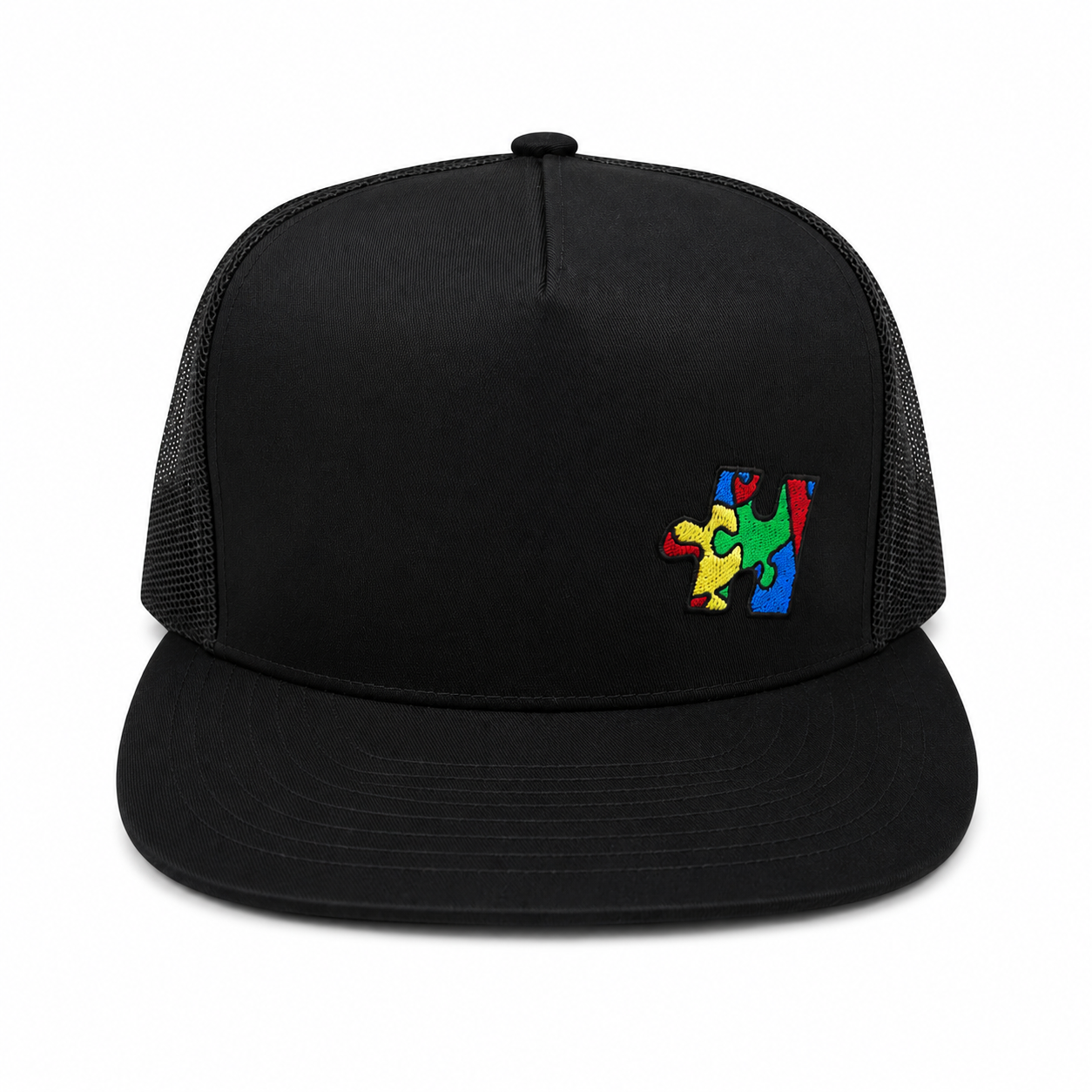 Classic Trucker Hat Puzzle Piece