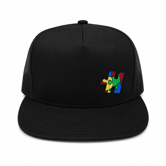 Classic Trucker Hat Puzzle Piece