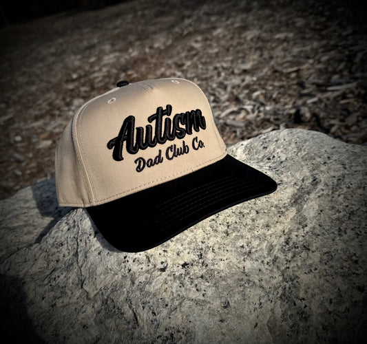 Autism Dad Club Co. Hat Black/Khaki