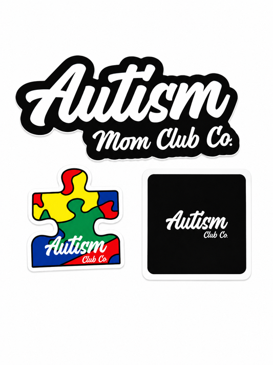 Autism Mom Club Co. Signature Sticker 3-Pack