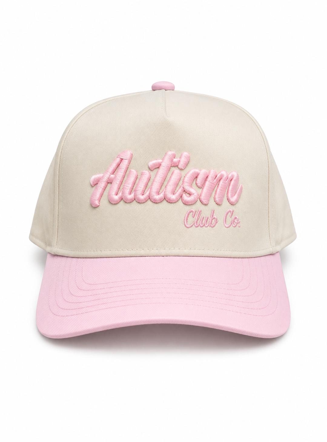 Autism Club Co. Light Pink/Natural Adjustable Hat