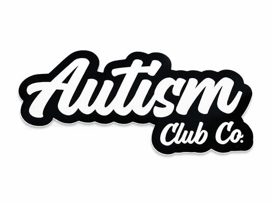 Autism Club Co. Signature Sticker