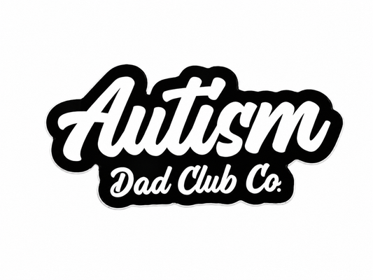 Autism Dad Club Co. Signature Sticker